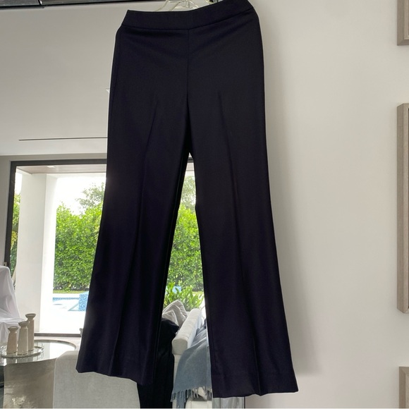 St. John Black Wide Leg Pants